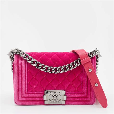 pink chanel boy bag price